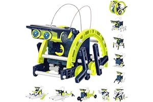 HECHIFY STEM 12-in-1 Education Solar Power Robot Toys for Boys Ages 8-12, DIY Building Educational Experiment Robotics Science Kit for Kids, Birthday Gifts for 8 9 10 11 12 Years Old Boys Girls Teens