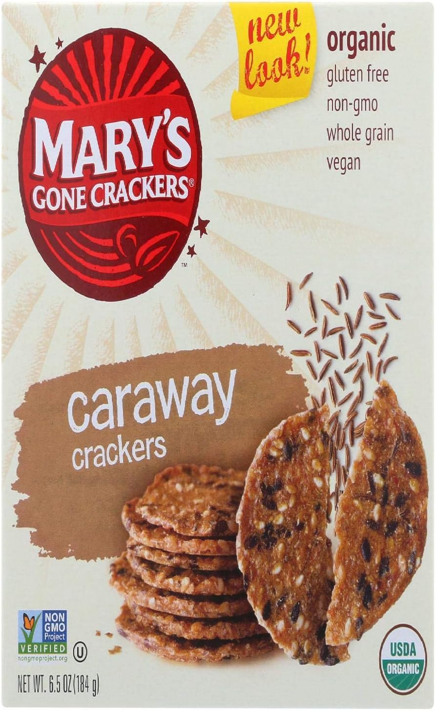 Mary's Gone Crackers Organic Caraway Crackers; Wheat Free, GlutenFree