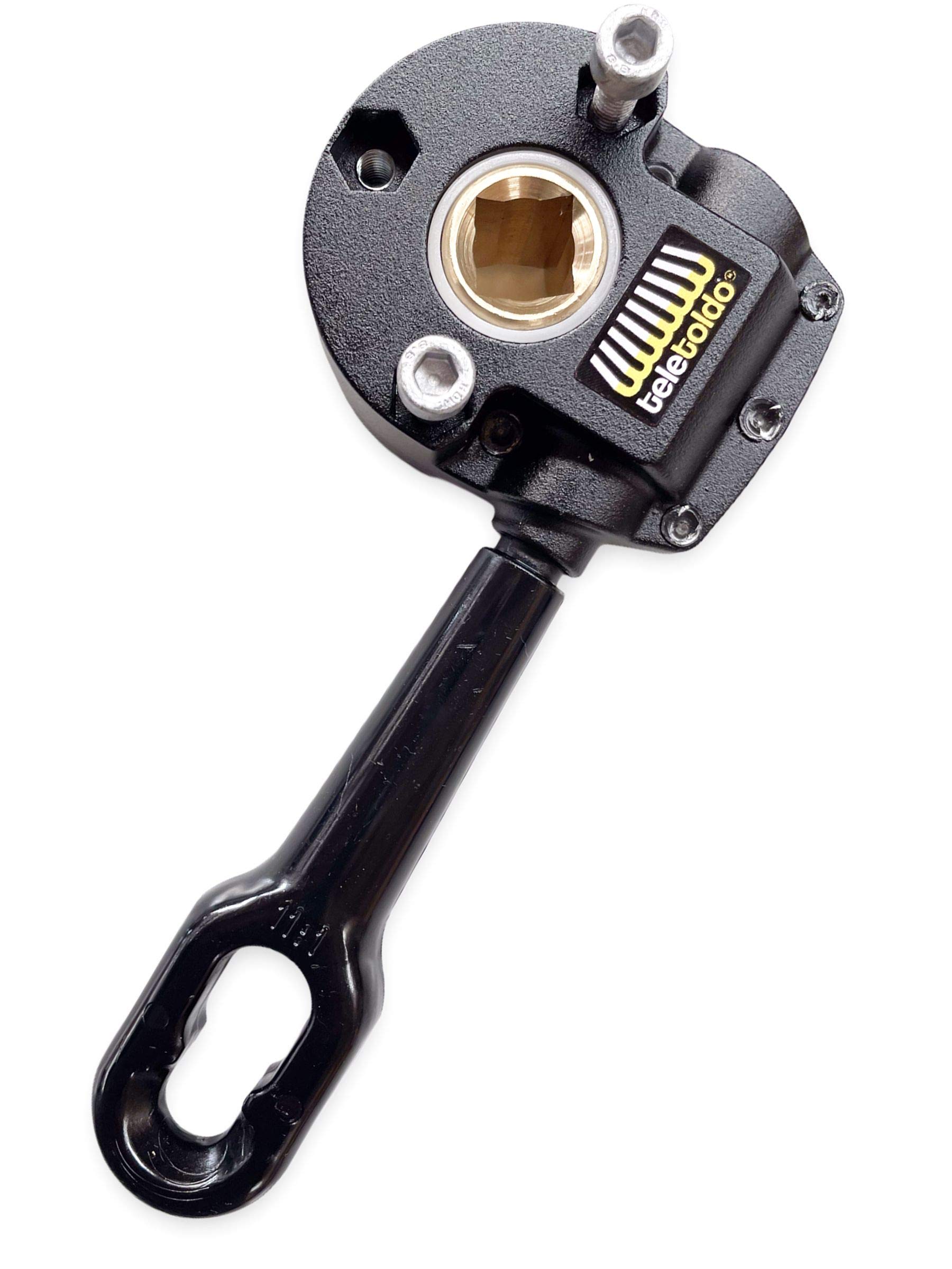 Tele Awning Black Universal Awning Machine with Fixing Screws to Support.