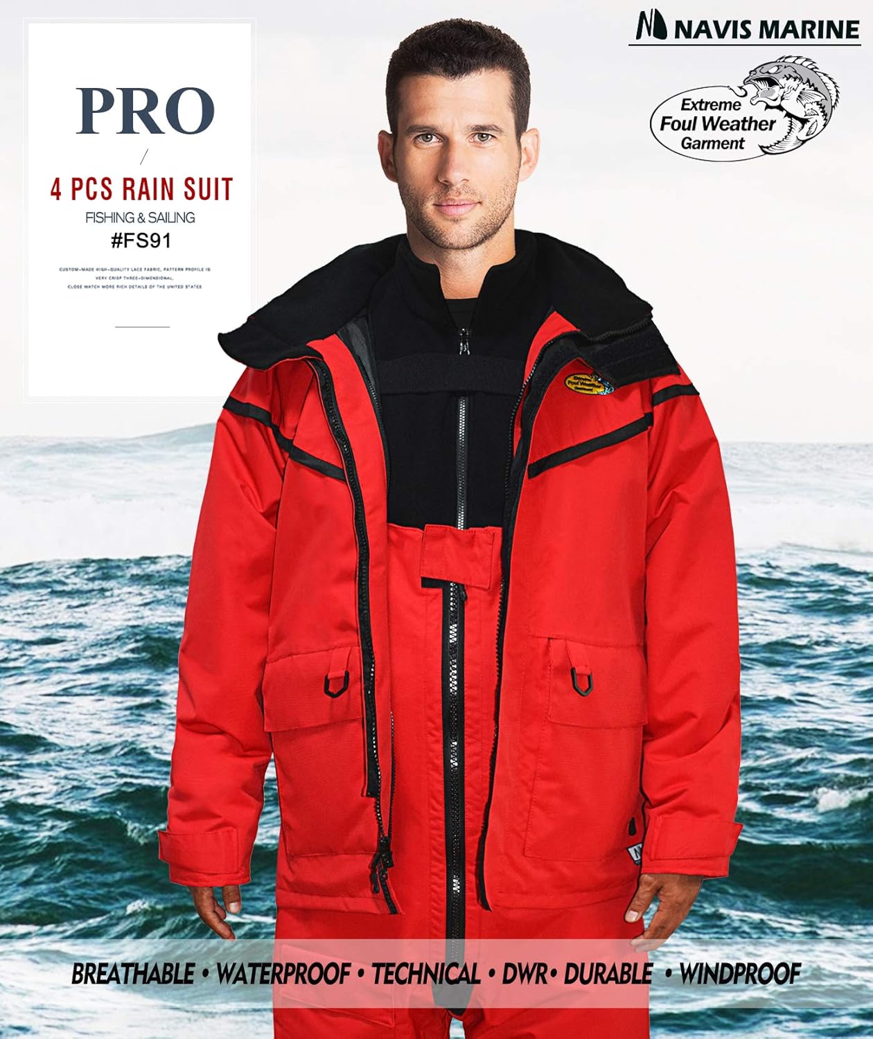 fishing rain suit bibs