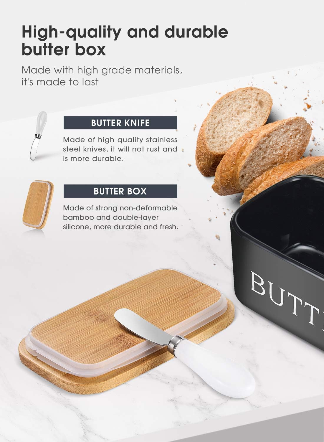 Butter Dish with Lid - Image 5