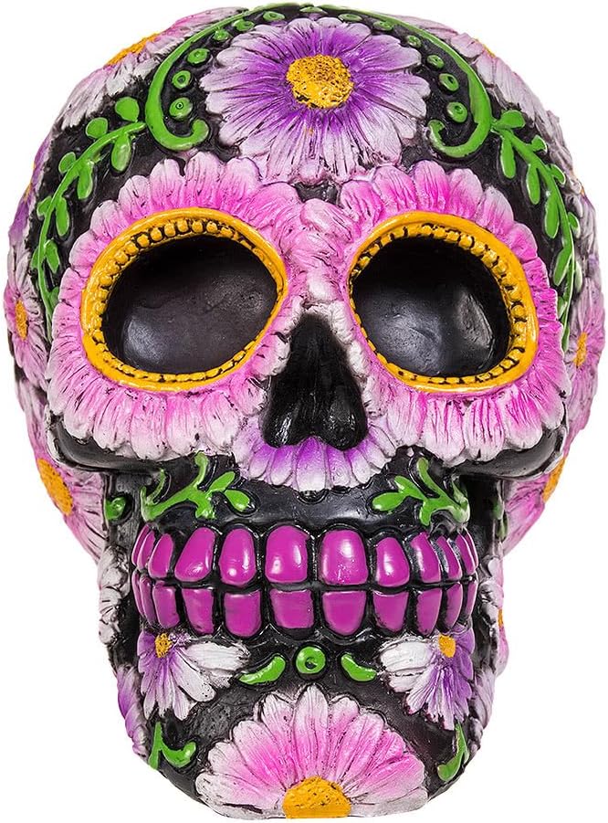 Nemesis Now Sugar Petal Skull 14.5cm, Pale Pink - Image 5