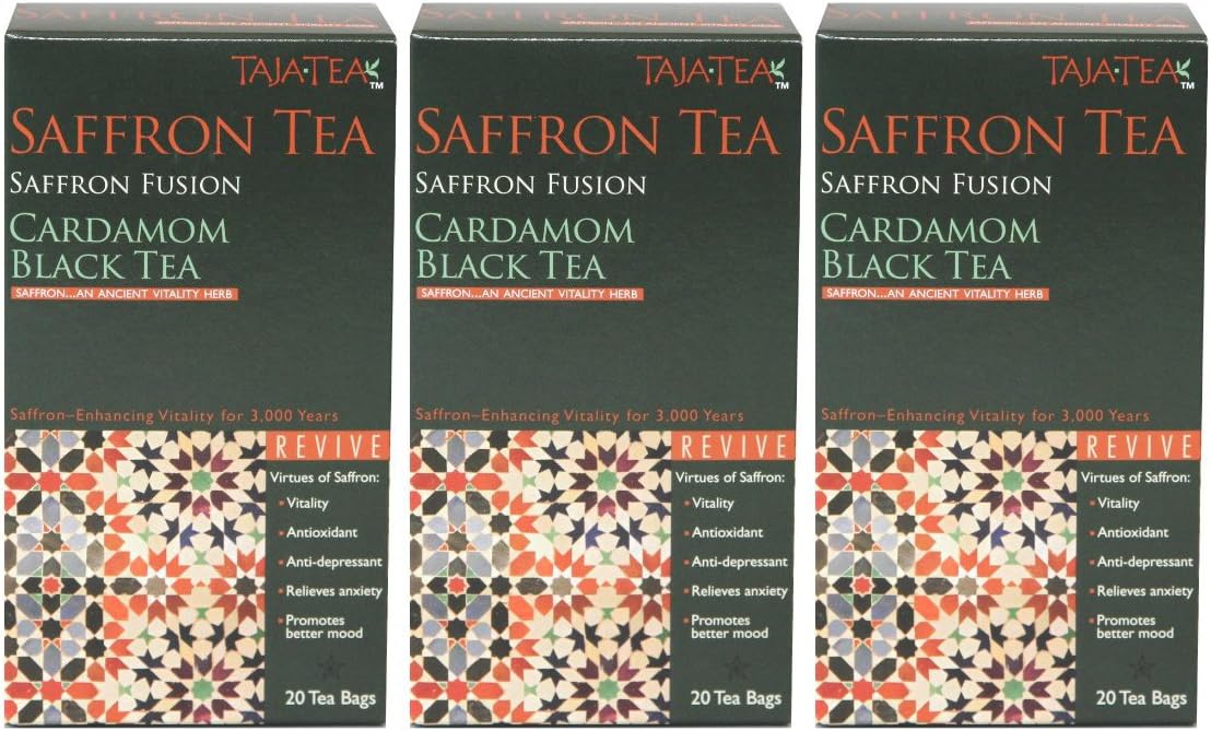 Saffron Fusion Cardamom Black Tea (3 Pack)