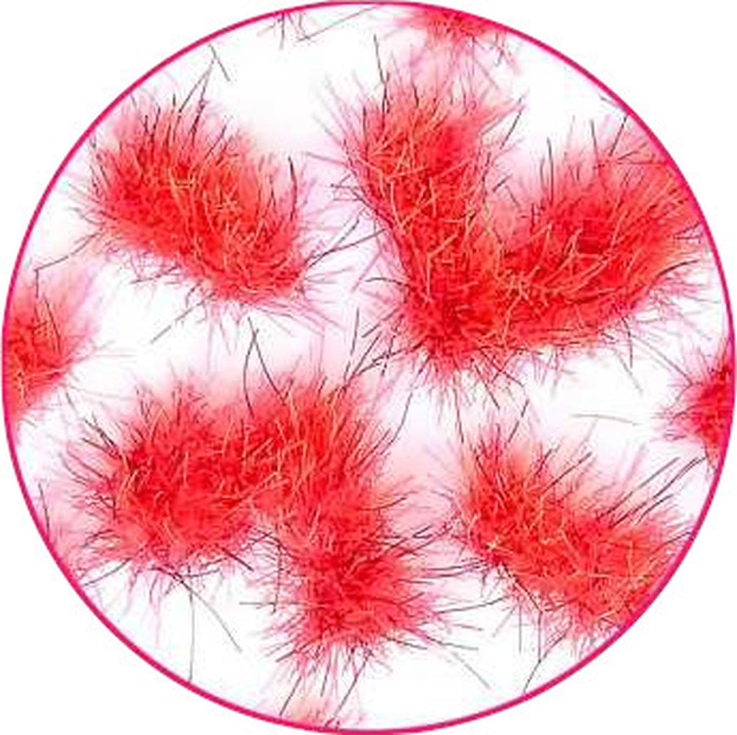 Green Stuff World Martian Tufts, Neo Mars Orange, 6 mm, 75 Pieces