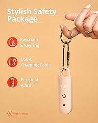 Vantamo Personal Alarm for Self Defense with Low