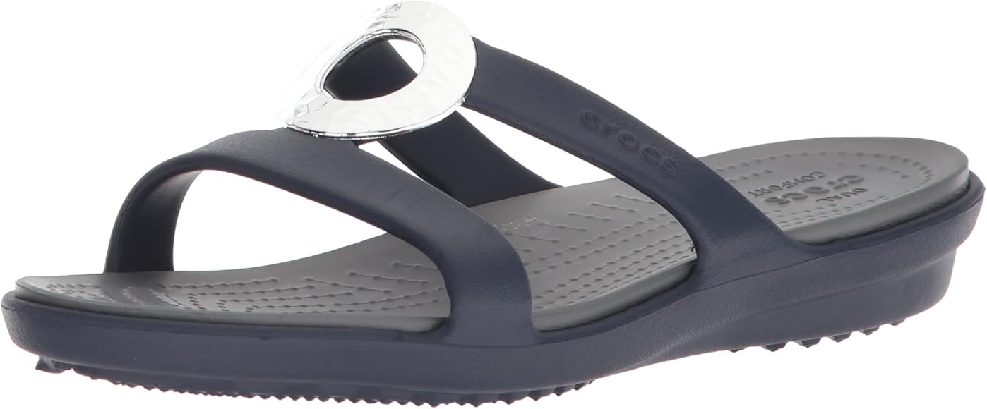 women's sanrah hammered metallic sandals