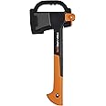 Fiskars X7 Hatchet Lightweight Wood Splitter for Small to Medium Size Kindling with Proprietary Blade and Shock-Absorbing Fib