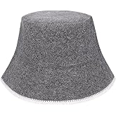 Sauna Hat,Natural Wool Sauna Hat for Men and Women,Traditional Sauna Cap