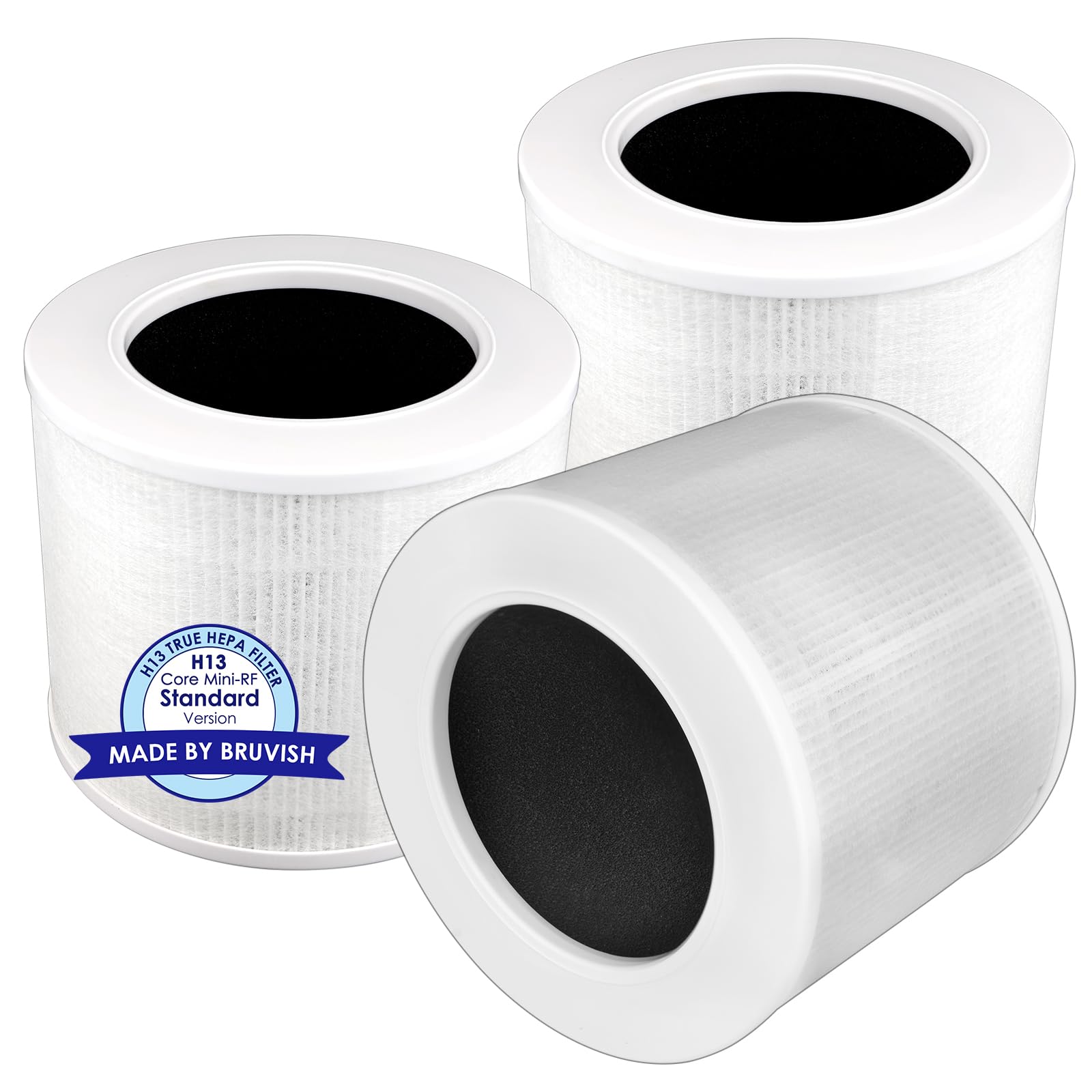 3 Pack Core Mini Replacement Filter Compatible with LEVOIT Core Mini Air Purifier, Core Mini H13 True Hepa Filter, 3-in-1 HEPA Filter, Activated Carbon Filters, Compared to Part # Core Mini-RF