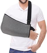 Fasola Universal Arm Sling Shoulder Immobilizer for Men Women Teens L