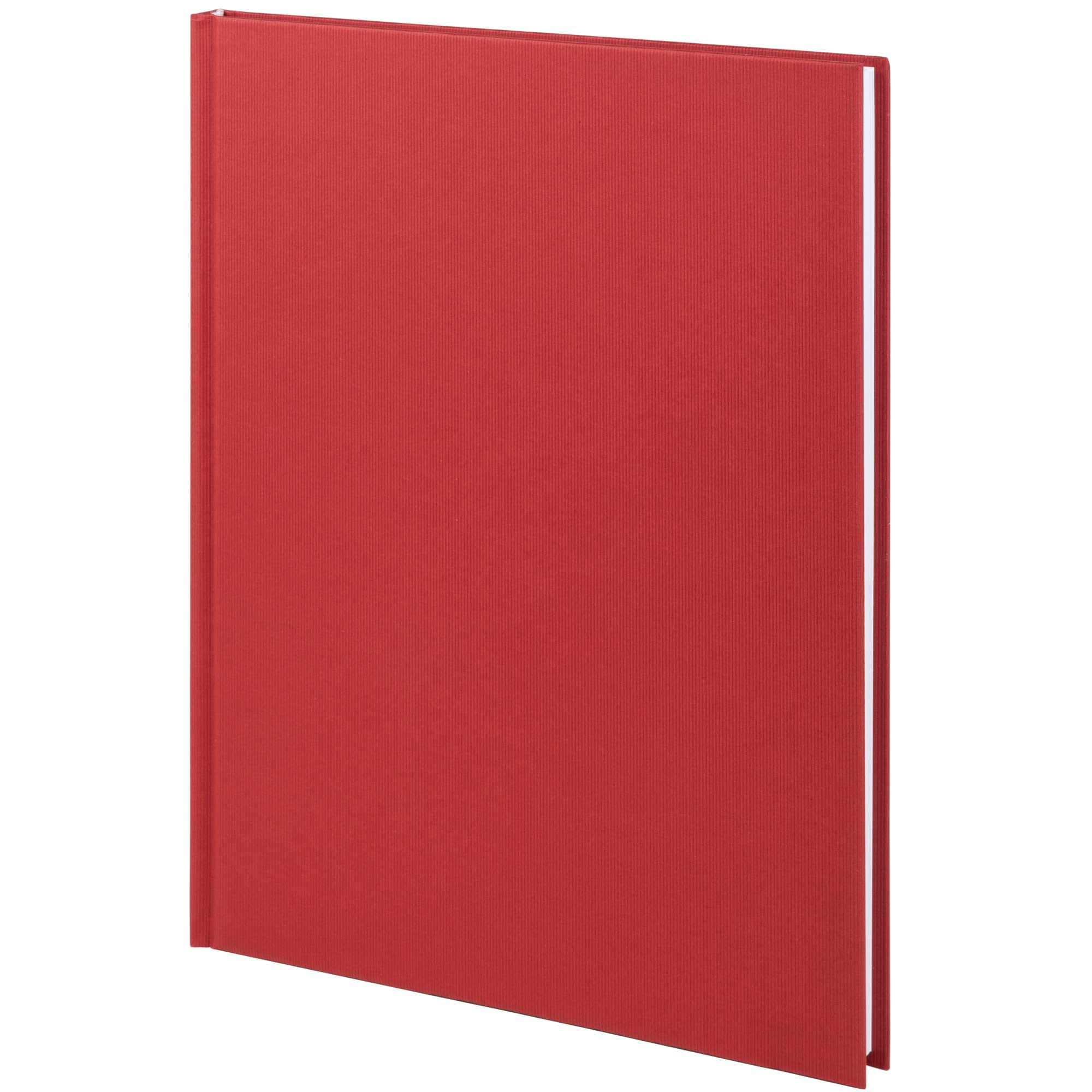 Rossler Soho A4 Perfect Bound Plain Notebook, Stationery Writing Pad - Red (96 Pages) — image 1