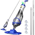 VIVOHOME Cordless Pool Vacuum with Telescopic & Sierra