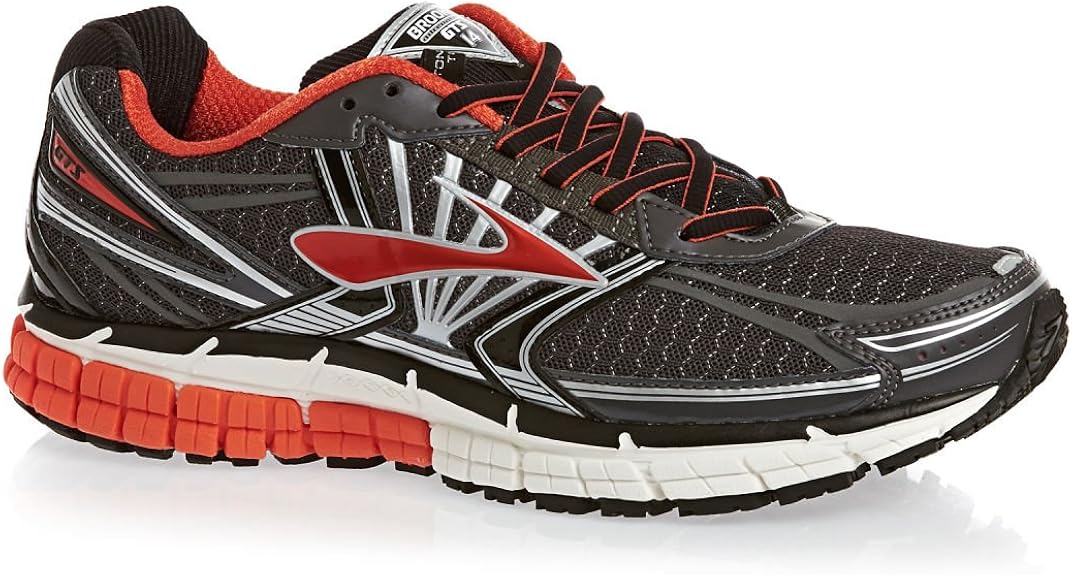 Brooks Men's Adrenaline GTS 14 Running Shoe Grey/Orange