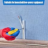 inodiref 10M 28AWG White Electrical Wire Round PVC Low Voltage DC Copper Cable view 5
