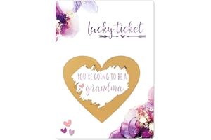 Joli Coon Pregnancy announcement scratch card - You are going to be a grandma - Baby announcement - Dream