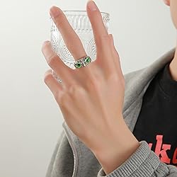 Yumikoo Demon Eye Owl Ring Retro Open Ring