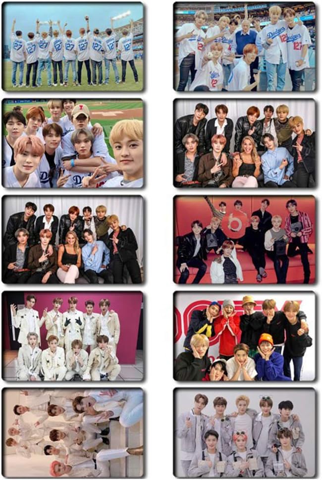 yanqiu Happy Family NCT127 Mini 4 Series WE ARE SUPERHUMA Crystal Card Sticker WE ARE SUPERHUMA(H03)