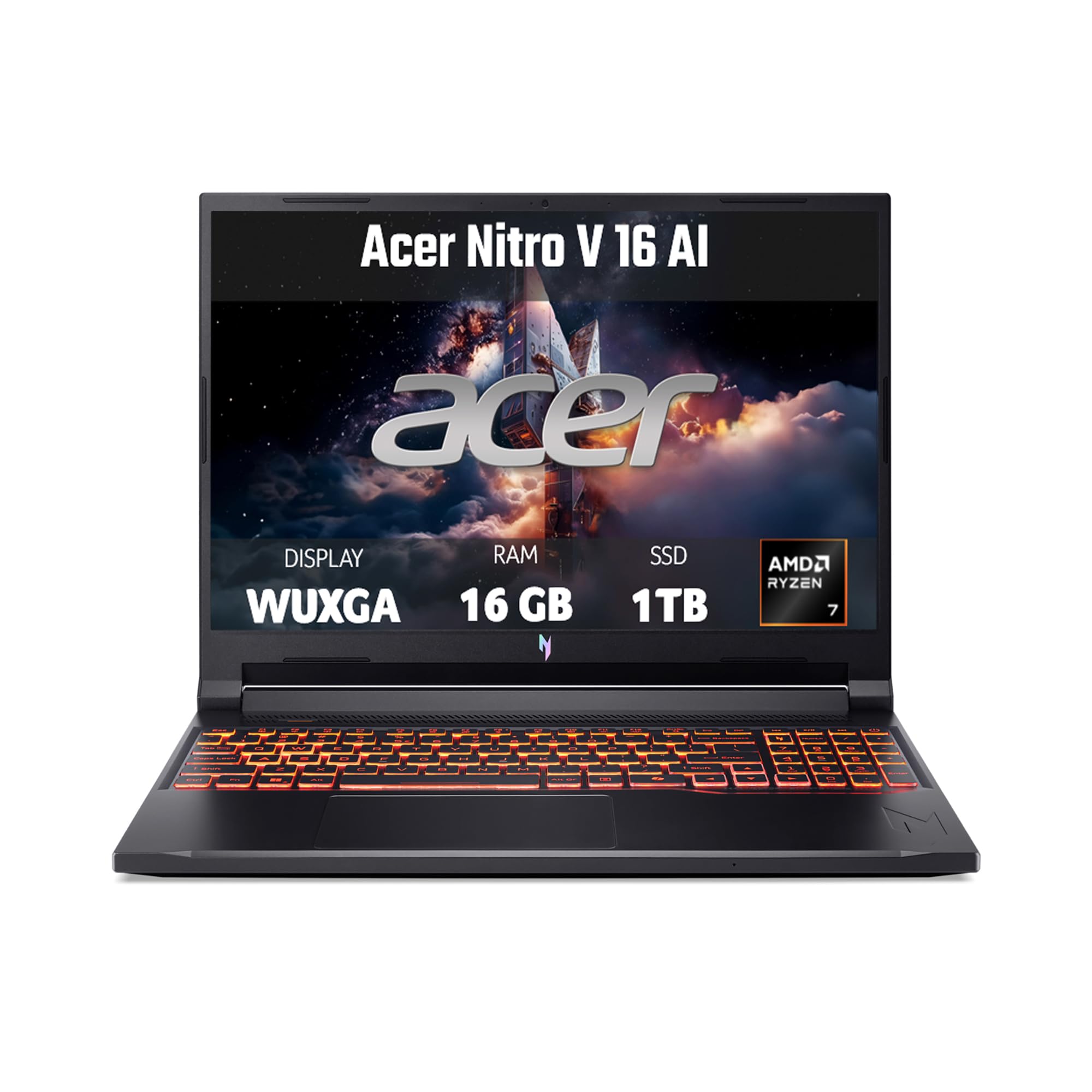 Acer Nitro V 16 AI | Notebook Gaming | AMD Ryzen™ 7 260 | NVIDIA RTX 5060