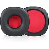 Replacement Earpads Protein Leather Ear Pads Cushions Cover Repair Parts Compatible with Sony NWZ-WH505 NWZ-WH303 Headphones (Black)