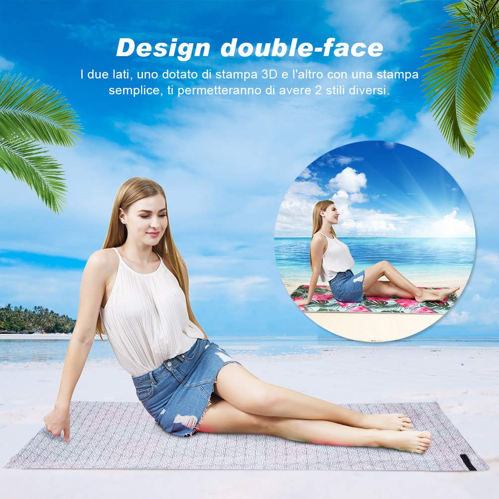 VBIGER Telo Mare Asciugamani Mare Abbigliamento da Mare Telo Mare Donna Bikini Coprire (Anguria)