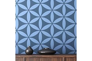 STENCILOGY® / NILE - 23" x 38" XL Wall Stencil, Flower of Life Stencil, Large Allover Wall Stencils for Painting, Stencils for Walls, Large Ethnic Wall Stencil