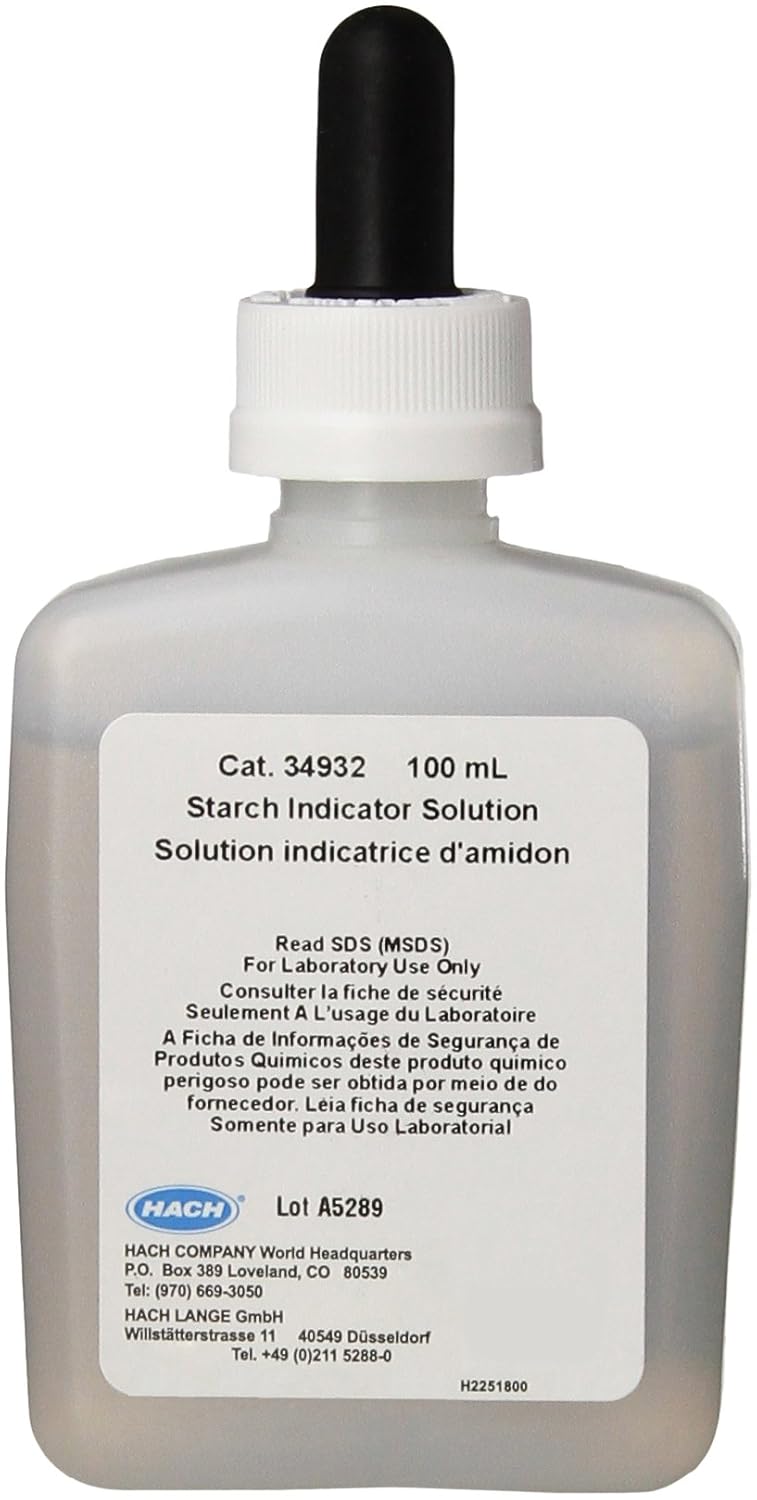 Hach 34932 Starch Indicator Solution, 100 mL MDB General General