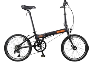 Dahon HIT D6 6 Speed 20 Inch Folding Bike for Adults,KBA061 (Black, 20 Inch)
