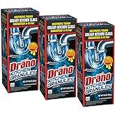 Drano Kitchen Granules Drain Clog Remover and Cleaner, Unclogs Blockage from Grease or Cooking Oil, 8.8 oz (Pack of 3)