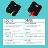 Koo-Di Oopsie Do Do Baby Car Seat Protector & Pushchair Liner Black XL view 8