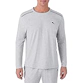 Tommy Bahama - Men's Essential T Shirt, Long Sleeve Crew Neck Cotton Blend Top for Sleep or Lounge