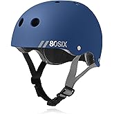 80SIX Triple Certified Multisport Helmet - Ideal for Bike, Scooter, Skateboard, Roller Skate and Inline Skate