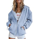 PRETTYGARDEN Women's 2026 Zip Up Y2K Hoodies Casual Long Sleeve Sweatshirts Fall Spring Track Jackets with Pockets