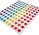 Storm&Lighthouse 600 x Star Rainbow Stickers Mini Teacher Reward Stars view 2
