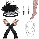 Cridoz Flapper Accessories for Women - 1920s Gatsby & Roaring 20s Style