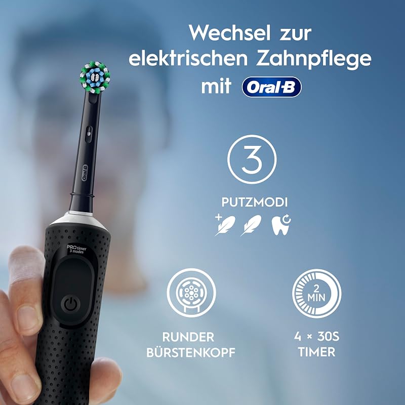 Vitality Pro Elektrische Zahnbürste, Schwarz