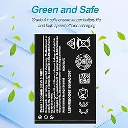 Beiaoty Replacement Battery for BV-6A Nokia 2720
