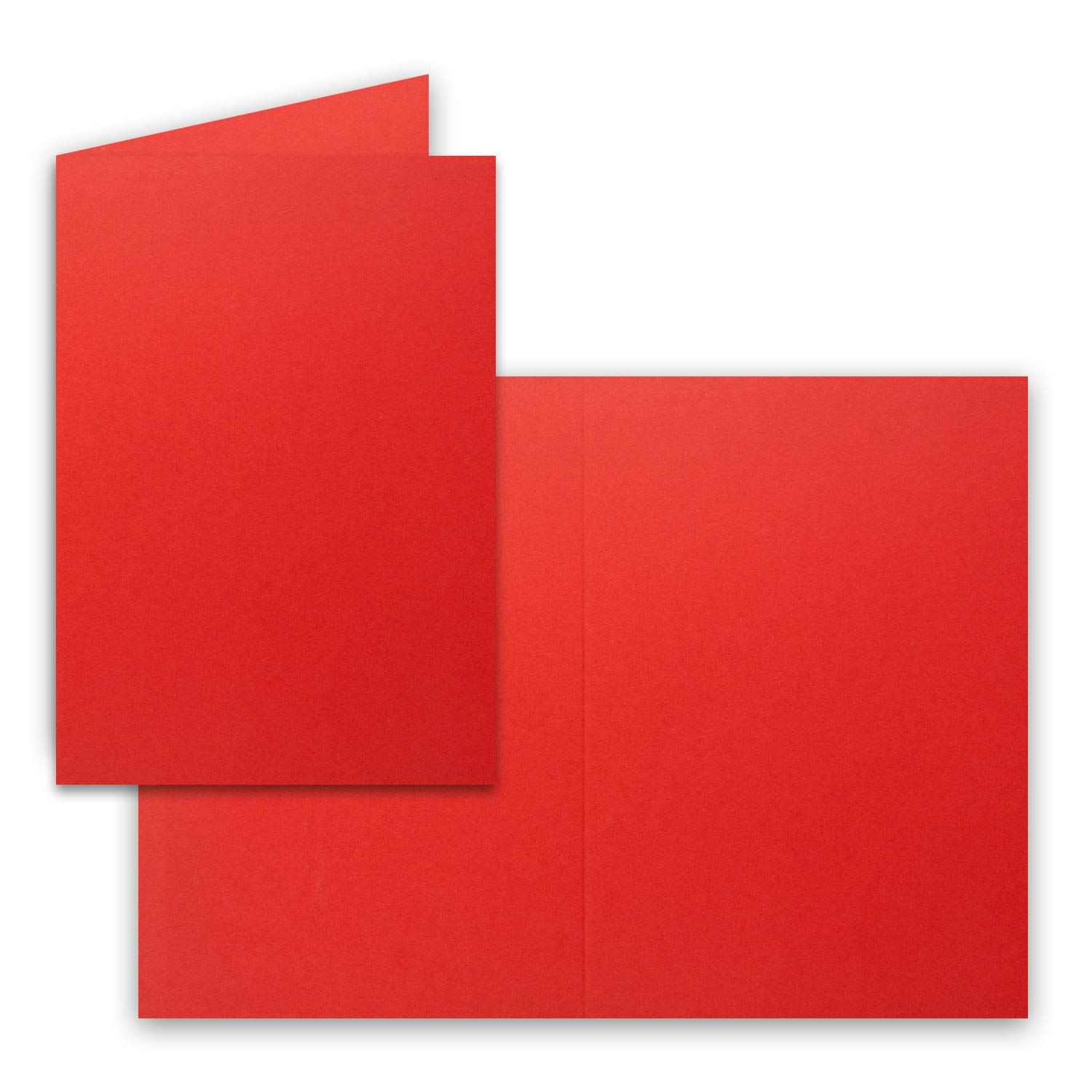 Neuser Colourful Folding Cards, A6, Folded 50 Doppelkarten 29-Rot