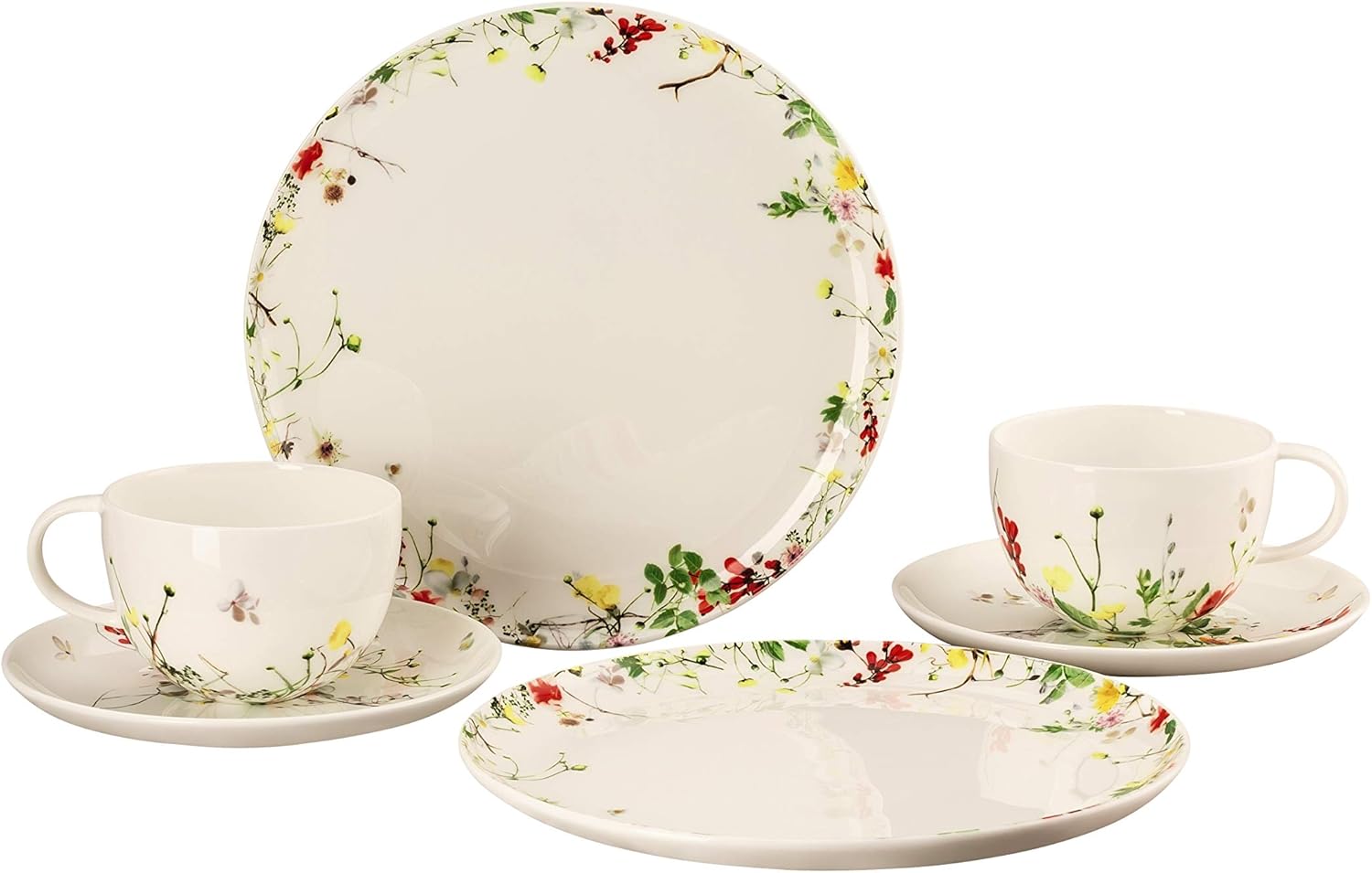 Brillance Fleurs Sauvages Set of 4 pieces