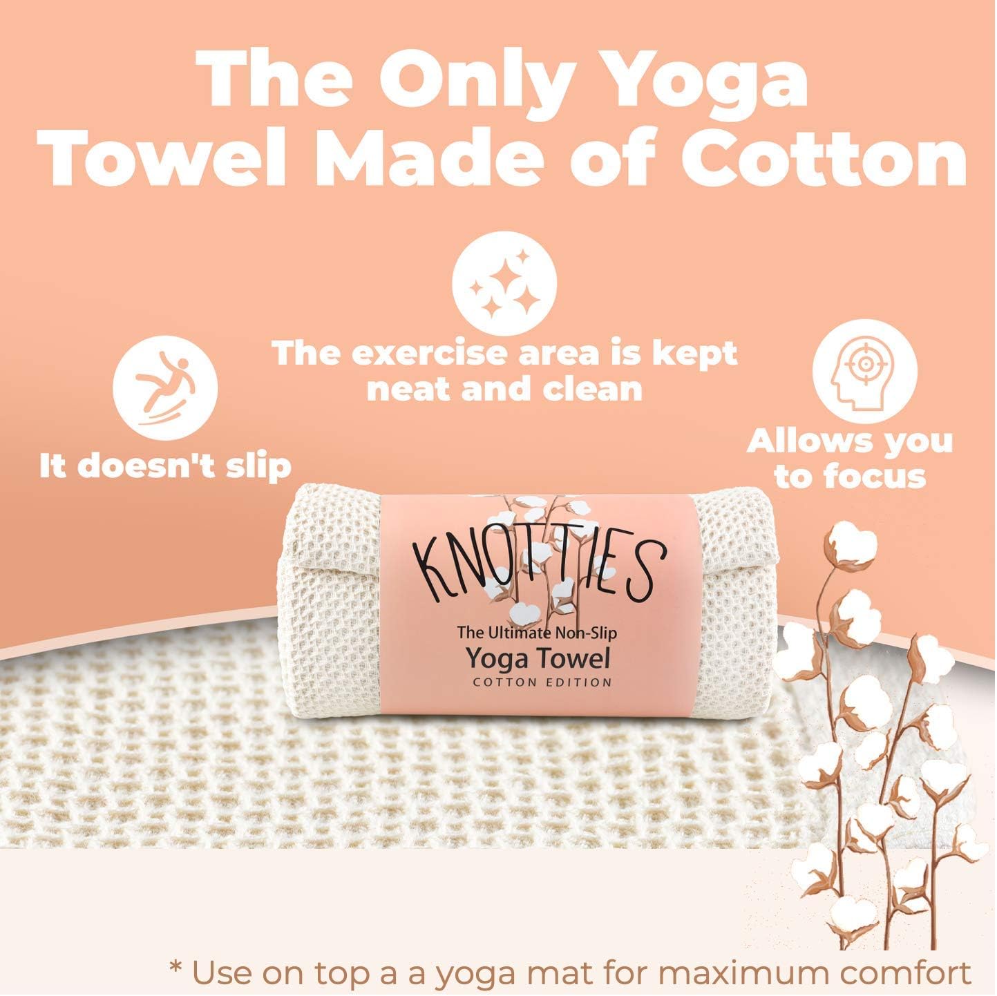 cotton yoga towel