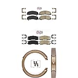 Transit Auto Front Rear Ceramic Disc Brake Pads Kit