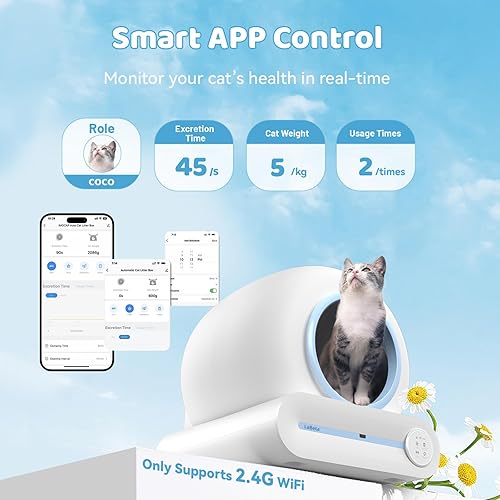 LaBeta Automatic Cat Litter Box Self Cleaning, Electric Robot