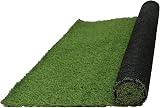 Oypla 17mm Artificial Grass Mat 6ft x 3ft Greengrocers Turf Astro Lawn view 1
