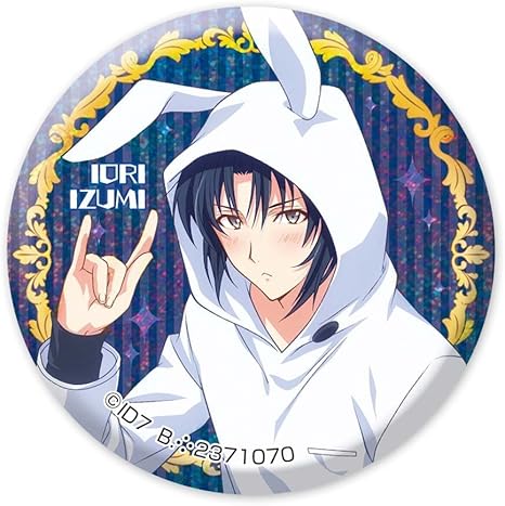 Amazon アイドリッシュセブン うさ耳パーカーホログラム缶バッジ 和泉一織 単品 アニメ 萌えグッズ 通販