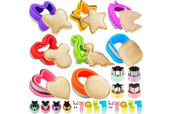 Uncrustables Sandwich Cutter, Sandwich Cutters for Kids Lunch, Breakfast Sandwich Maker, Crustless Sandwich Maker, Bread Cook