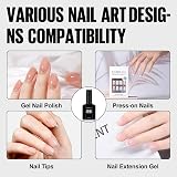 TOMICCA Peelable Base Coat 15ML Clear Gel for Nail Art Easy Peel Off UV Lamp view 5