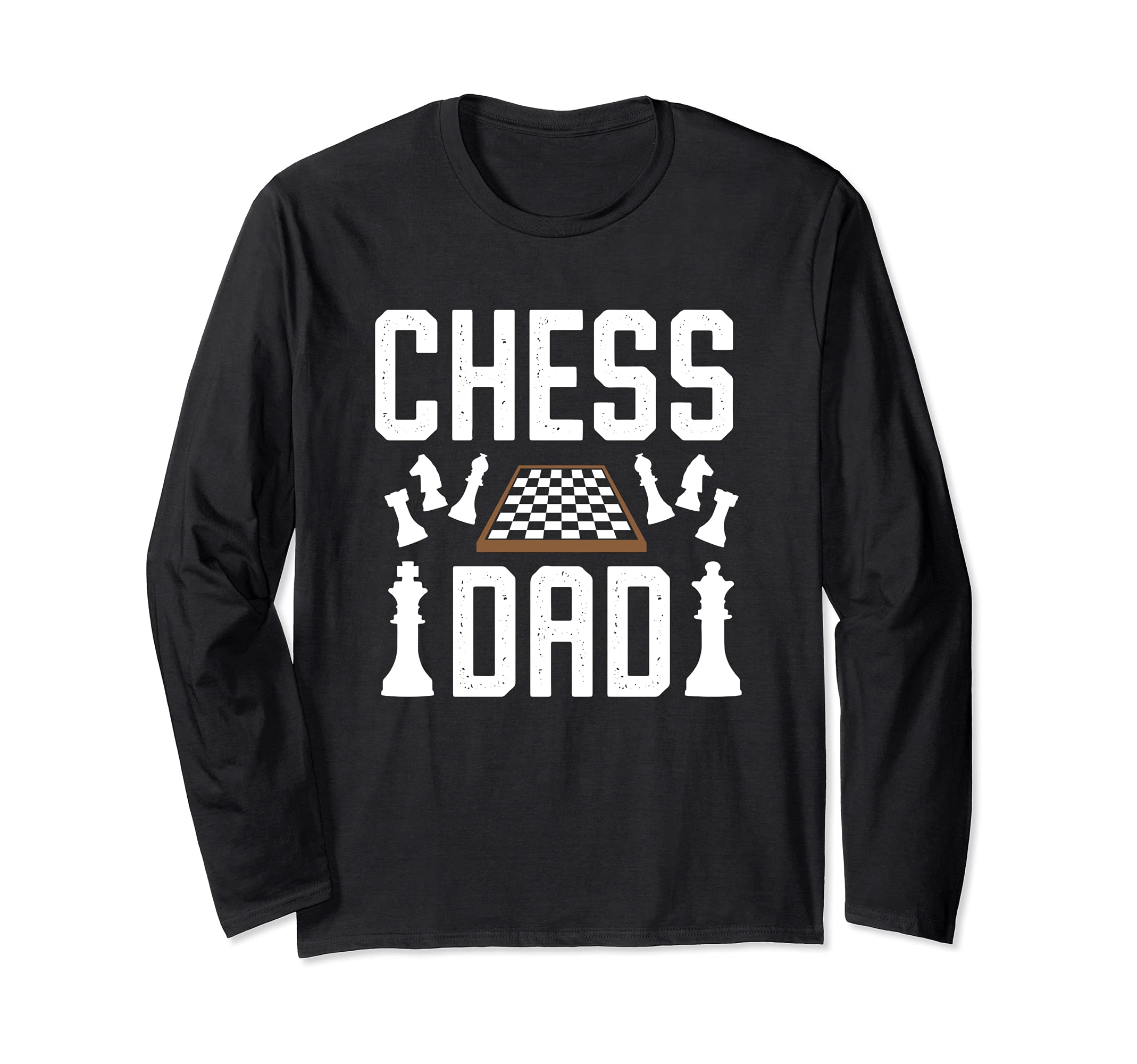 Chess Dad Fathers Day Long Sleeve T-Shirt