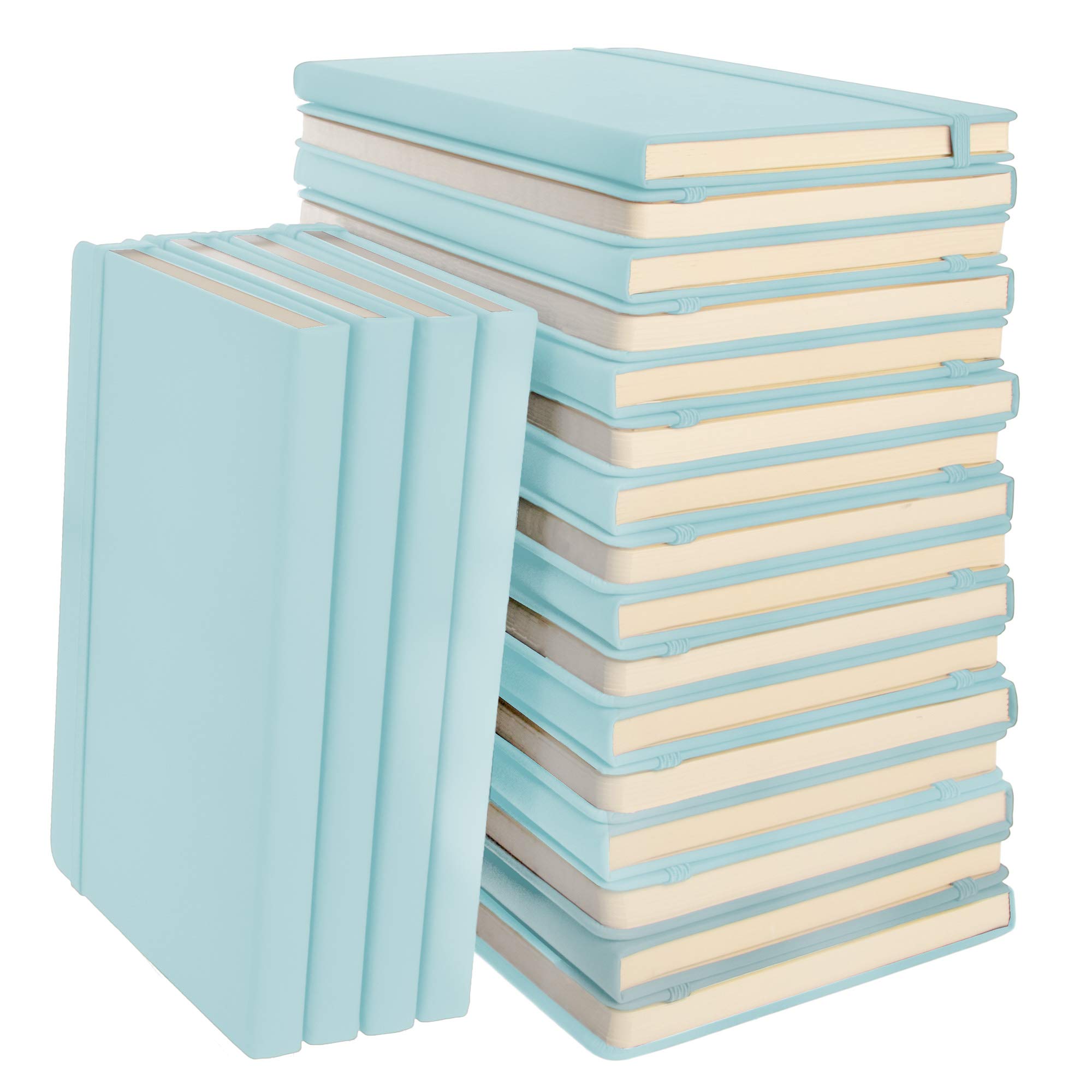 Simply Genius (20 Pack) A5 Hardcover Bullet Notebooks Dotted Grid Notebook/Journal, Leatherette Dott