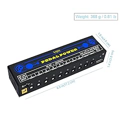 VSN Guitar Pedal Power Supply 10 Isolated DC Output