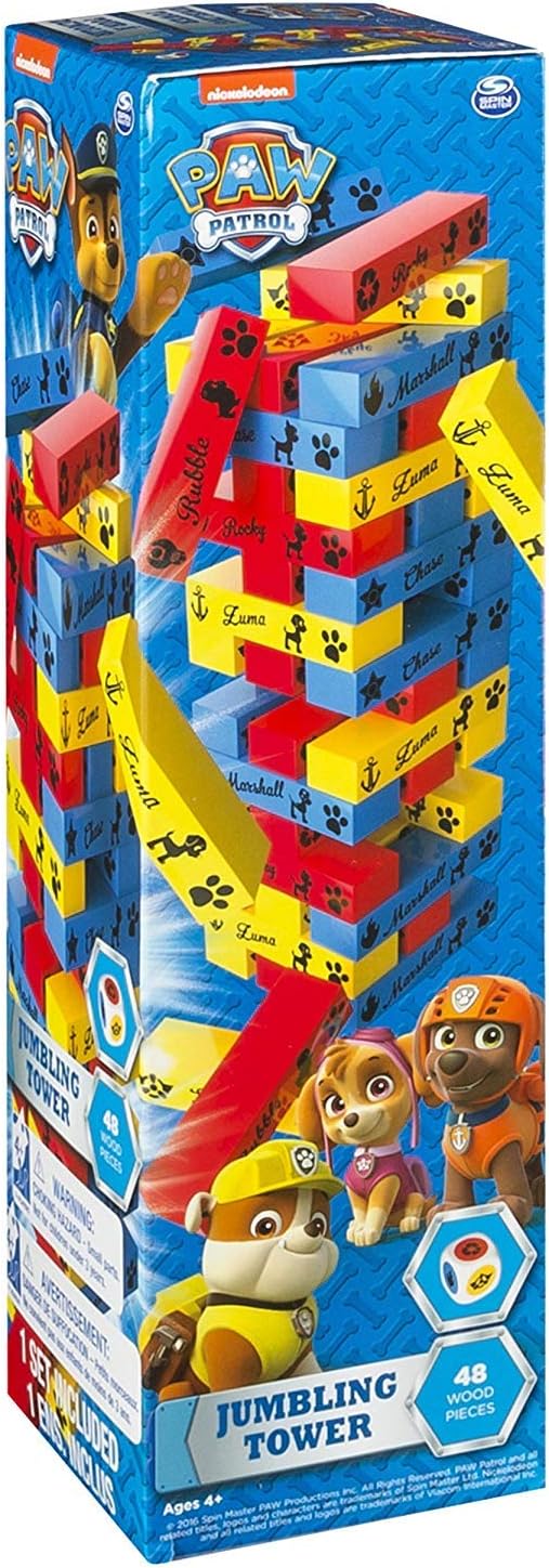 paw patrol jumbling tower