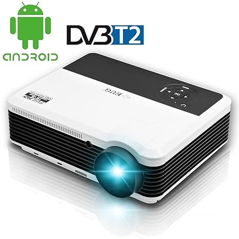 TV digital HD DVB-T2 Proyector LED Wifi Proyector Full HD DTV HDMI ...